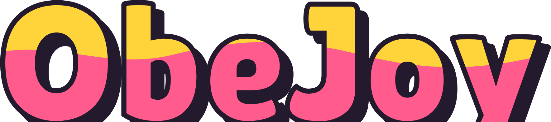 ObeJoy wordmark on a light background